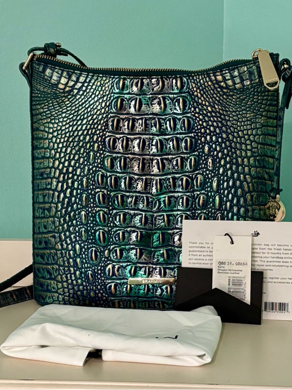 Brahmin Katie Crossbody in Dragon